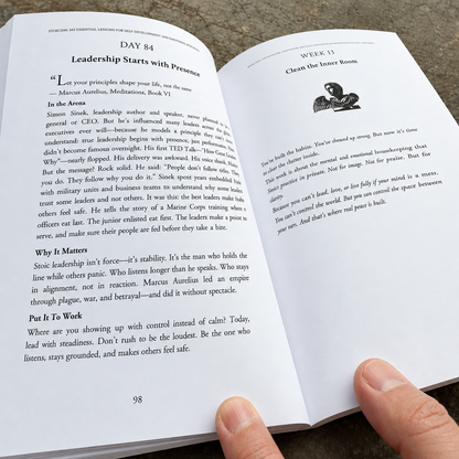 Stoicism: 365 Daily Lessons for Resilience and Motivation