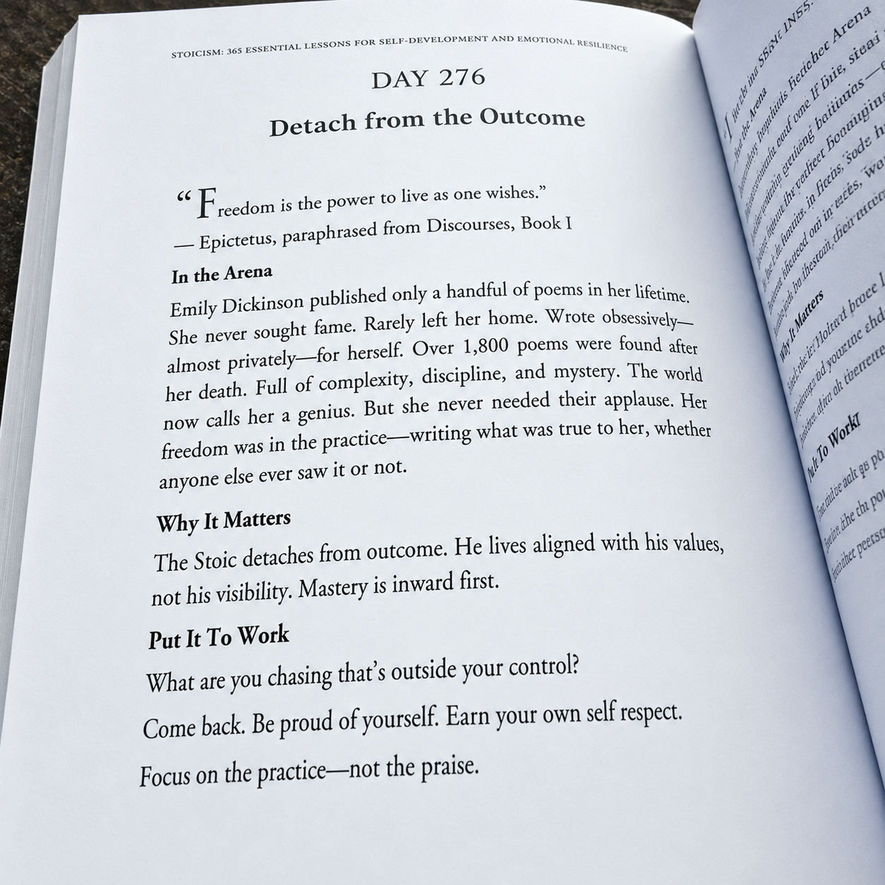 Stoicism: 365 Daily Lessons for Resilience and Motivation